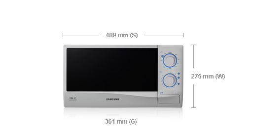 Samsung GE712K-S White Countertop – image 4