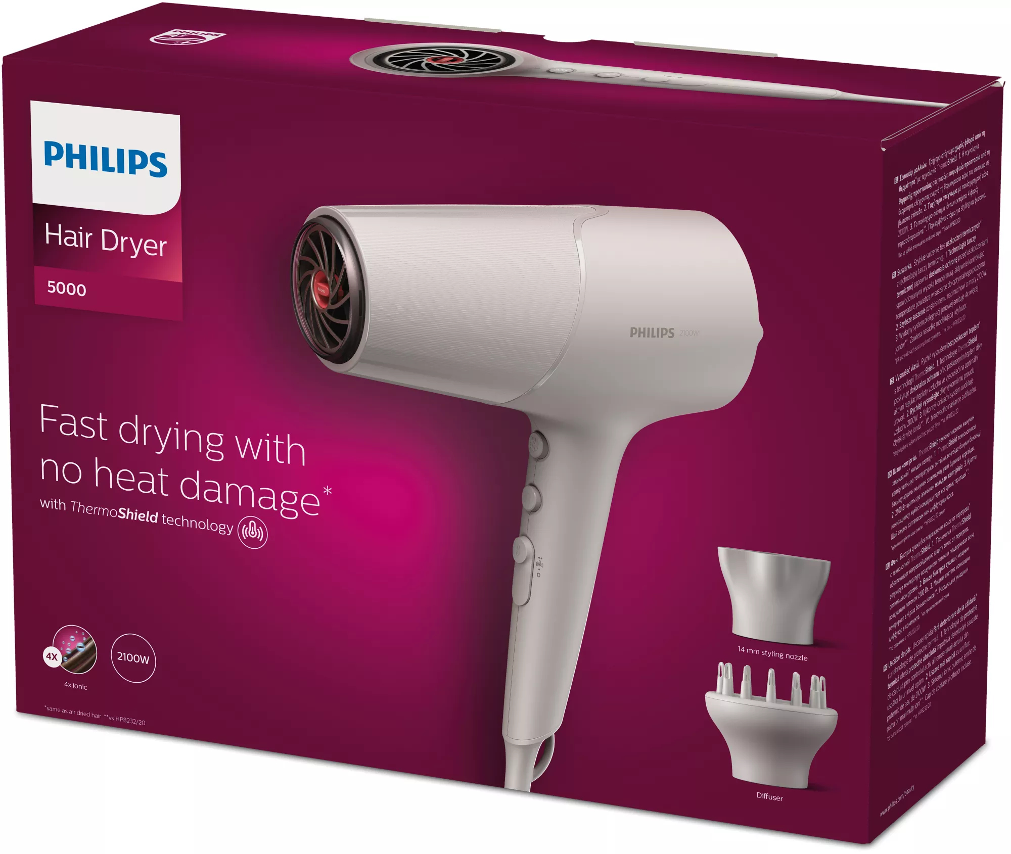 Philips 5000 series BHD501/20 Hair Dryer – image 2