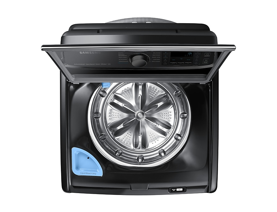 Samsung WA52T7650AV washing machine Top-load 800 RPM Black, Stainless steel – image 5