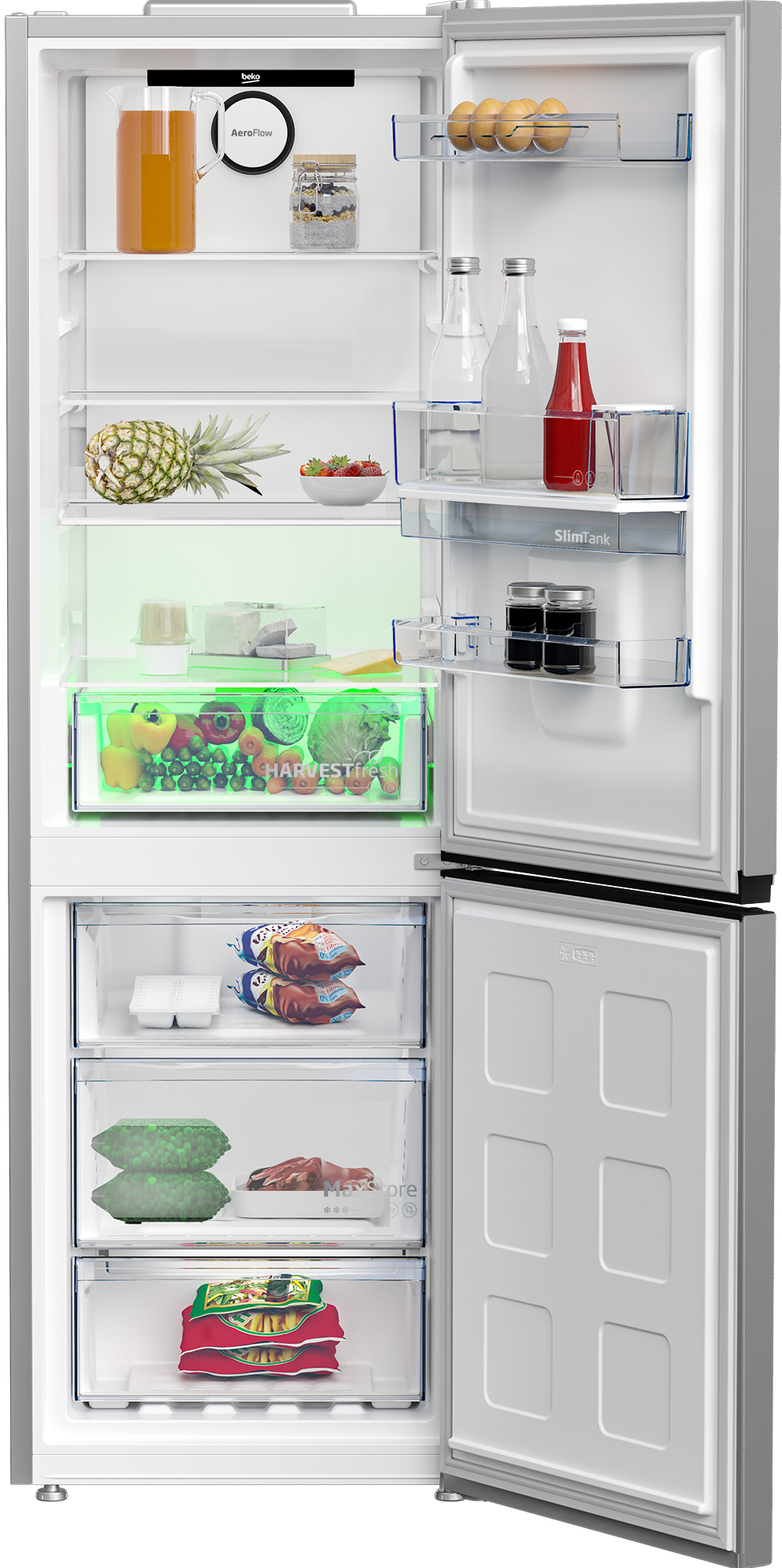 Beko B3RCNE364HDS fridge-freezer Freestanding – image 3