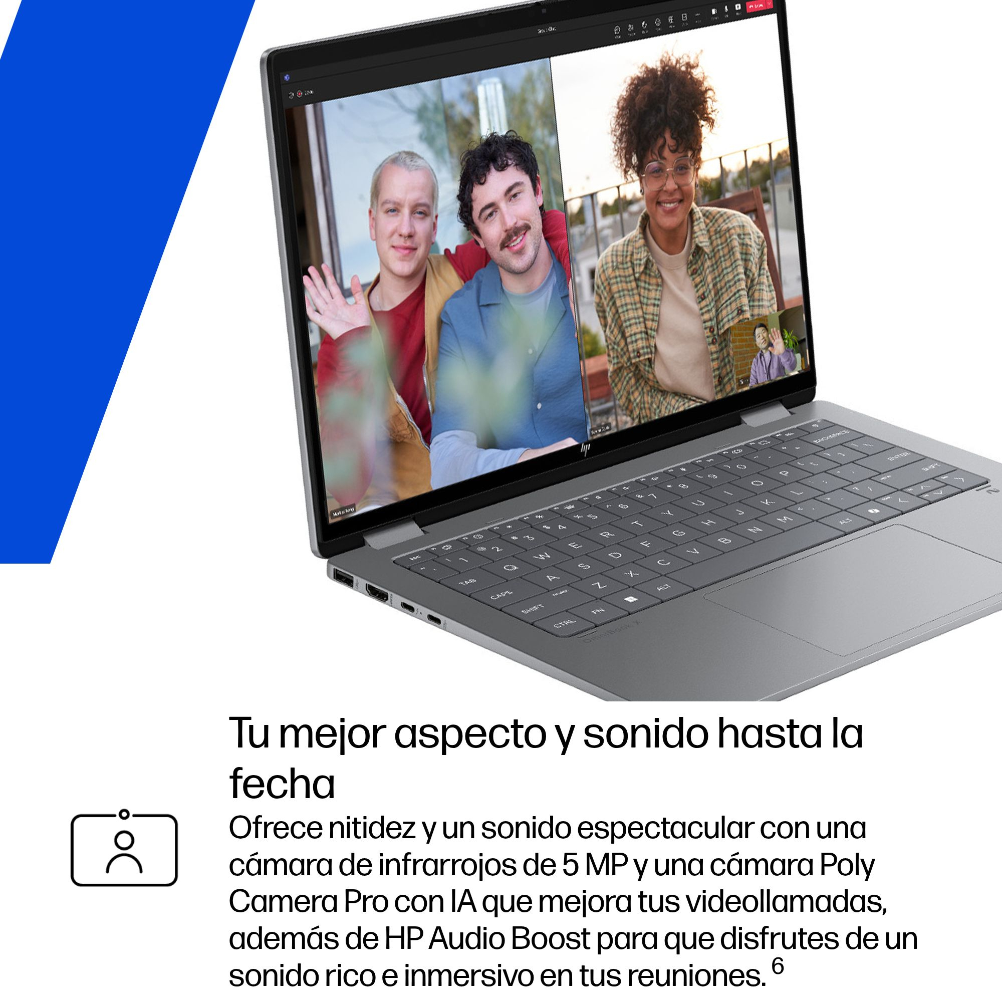 Portátil táctil convertible HP Omnibook X 14-fk0006ns con 3 años de garantía - Con Inteligencia Artificial - imagen 20
