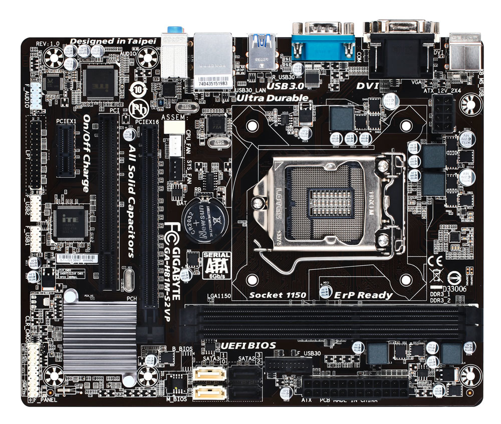GIGABYTE GA-H81M-S2VP motherboard Intel® H81 LGA 1150 (Socket H3) micro ATX – image 2