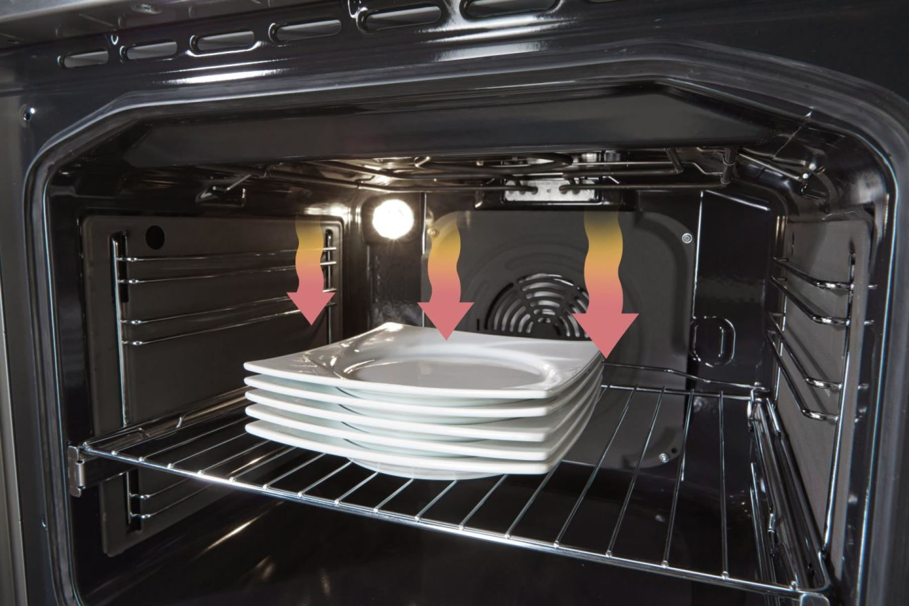 Gorenje GEC5A11SG cooker Freestanding cooker Electric Zone induction hob Black, Stainless steel – image 3