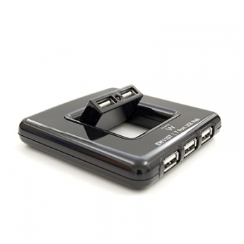 Ewent EW1107 interface hub 480 Mbit/s Grey – image 2