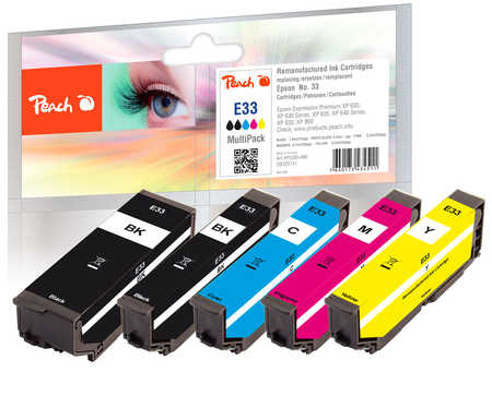 Peach 320141 ink cartridge Black, Cyan, Magenta, Photo black, Yellow