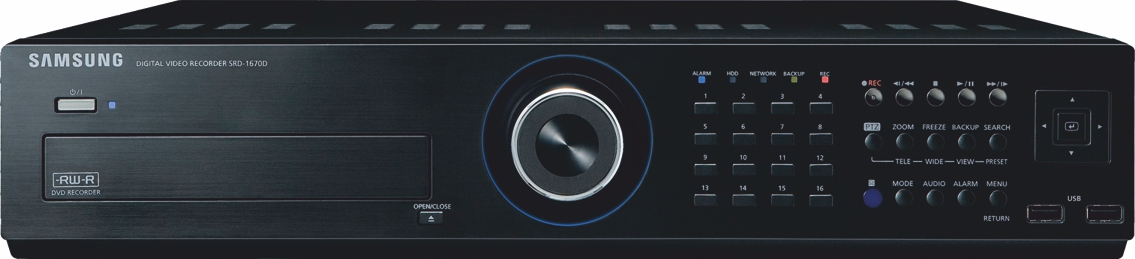 SRD-1650D digital video recorder (DVR) Black
