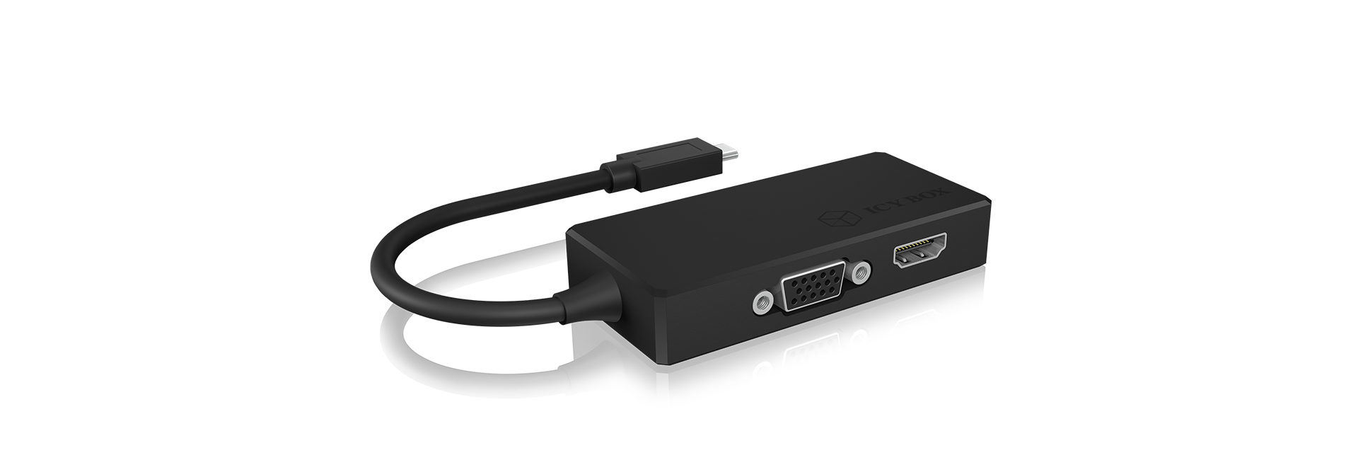 ICY BOX IB-DK2103-C USB graphics adapter Black – image 5