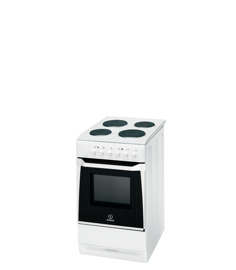 Indesit KN3E17(W)/RU cooker Freestanding cooker Electric Sealed plate White