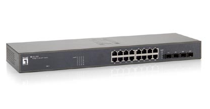 LevelOne 16 GE + 4 GE SFP Switch