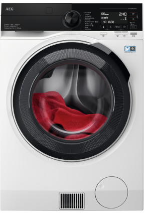 AEG LWR98165XE стирально-сушильная машина Отдельно стоящий Фронтальная загрузка Белый