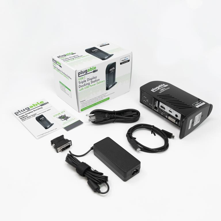 Plugable Technologies UD-ULTCDL laptop dock/port replicator Docking USB 3.2 Gen 1 (3.1 Gen 1) Type-C Black – image 5