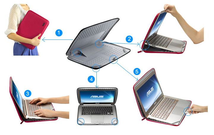 ASUS 90-XB3Y00SL00020 laptop case – image 2