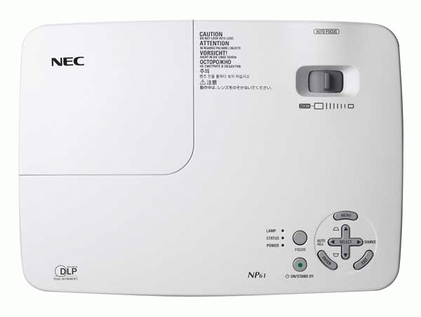 NEC NP41 DLP, 2.300ALu, 1024x768 Mobile Projector – image 4