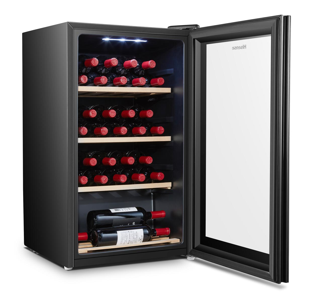 Hisense RW30D4AJ0 wine cooler Compressor wine cooler Freestanding Black 30 bottle(s) – image 4