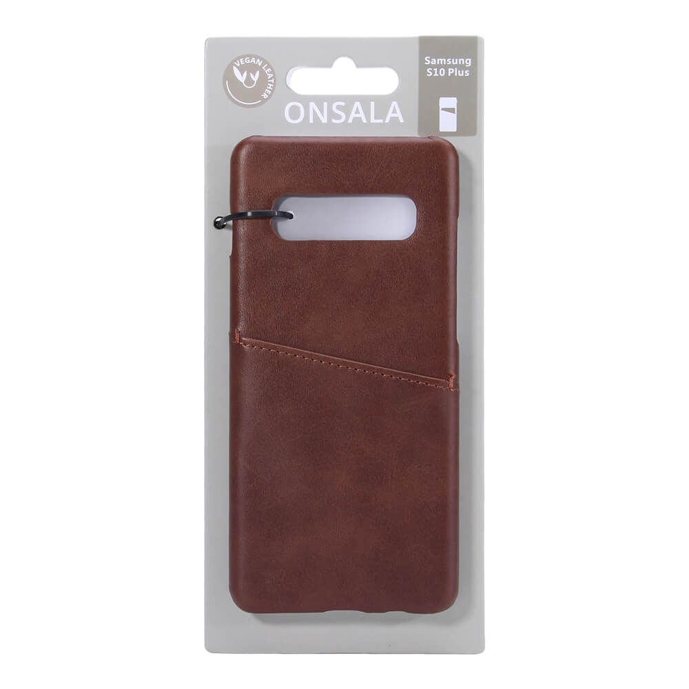 Onsala Mobilecover Brown Samsung S10 Plus Creditcard Pocket – image 2