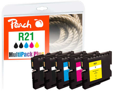 Peach PI400-98 ink cartridge 5 pc(s) Compatible Black, Cyan, Magenta, Yellow