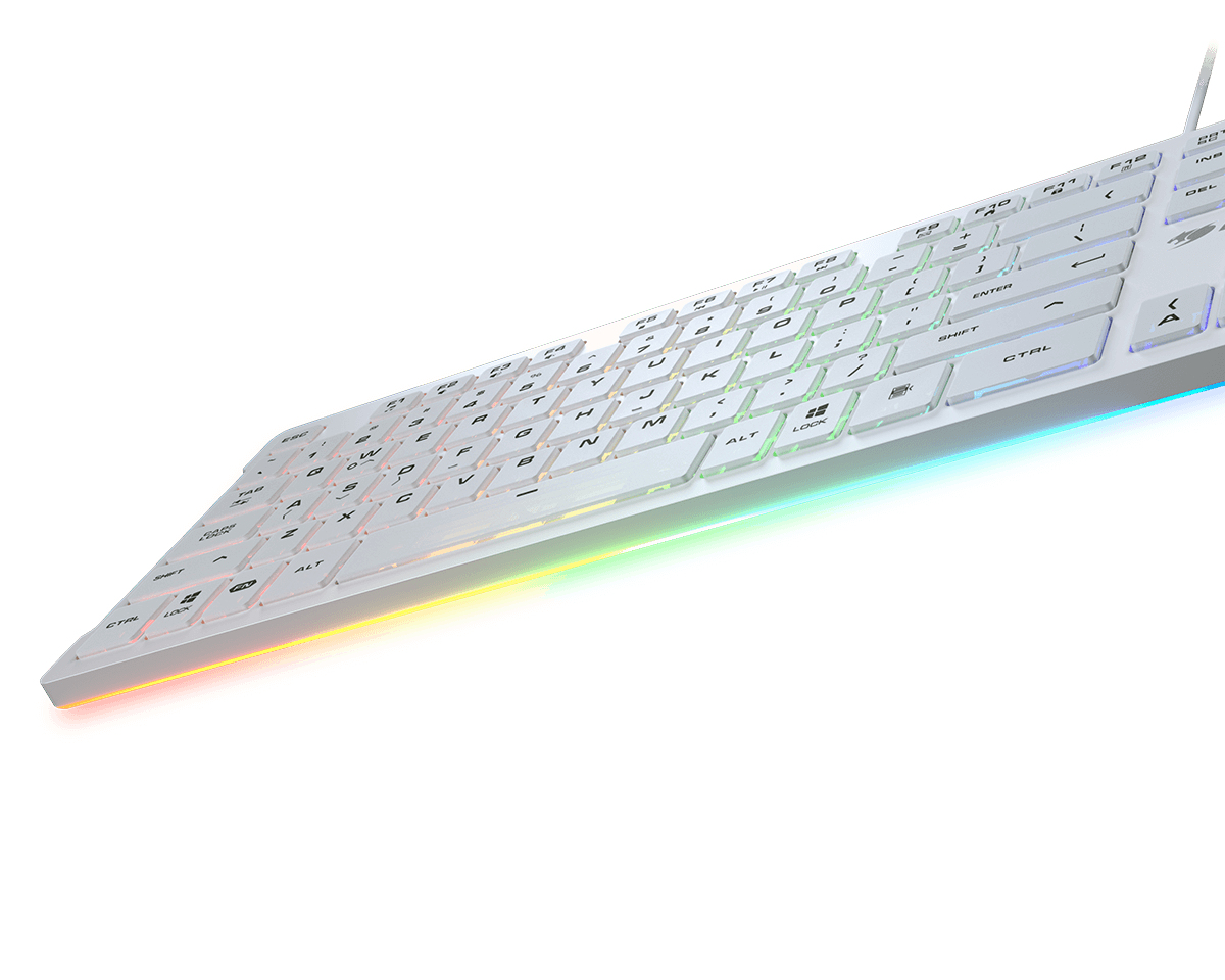 COUGAR 37VSWRNMW.0002 keyboard Gaming USB QWERTY UK International White – image 6