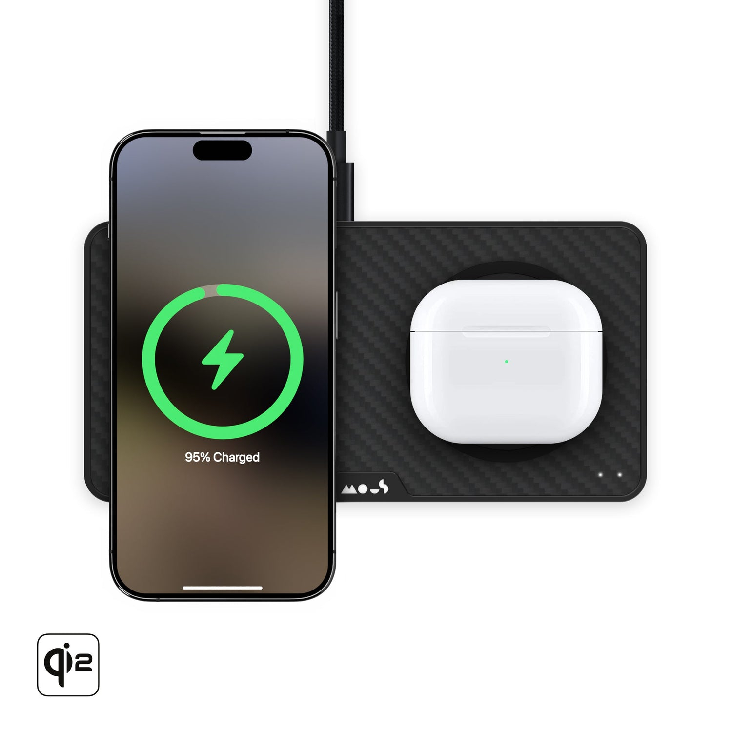 Mous Aramid Fibre Charging Station with Qi2 – image 2