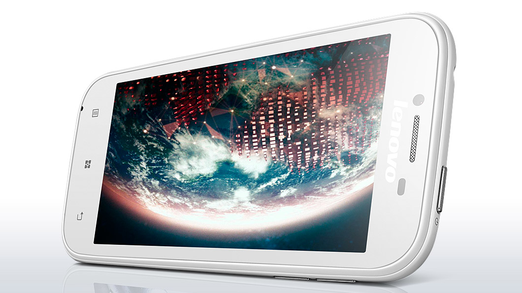 Lenovo A706 11.4 cm (4.5") Dual SIM Android 4.1 3G 1 GB 4 GB 2000 mAh White – image 2