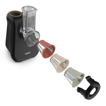 Tefal MB77EN electric grater/spiralizer Plastic Black – image 2