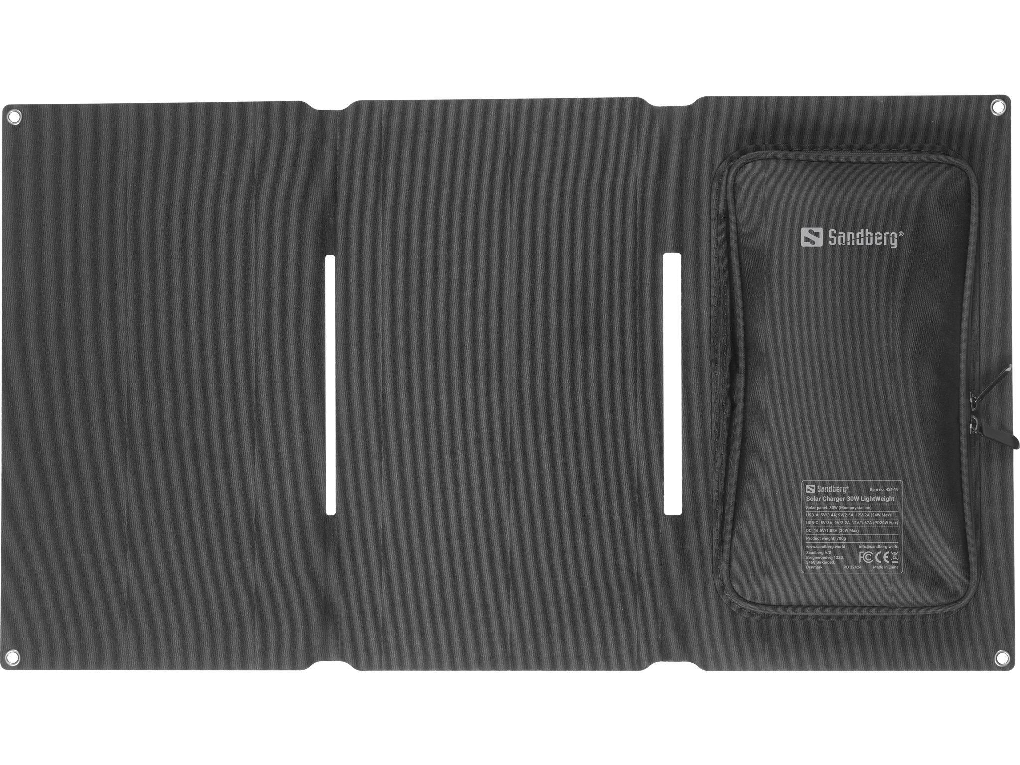 Resim Sandberg Solar Charger 30W LightWeight Siyah