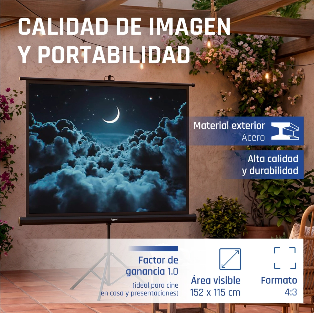 iggual PSITS152 projection screen – image 2