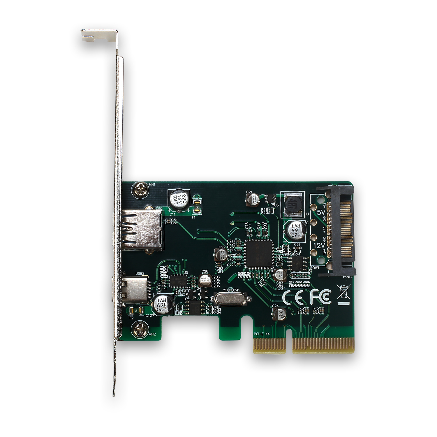 i-tec PCI-E USB 3.1 Gen.2 10 Gbps Card – image 3