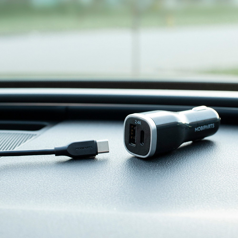 Mobiparts Car Charger Dual USB-A en USB-C – image 6