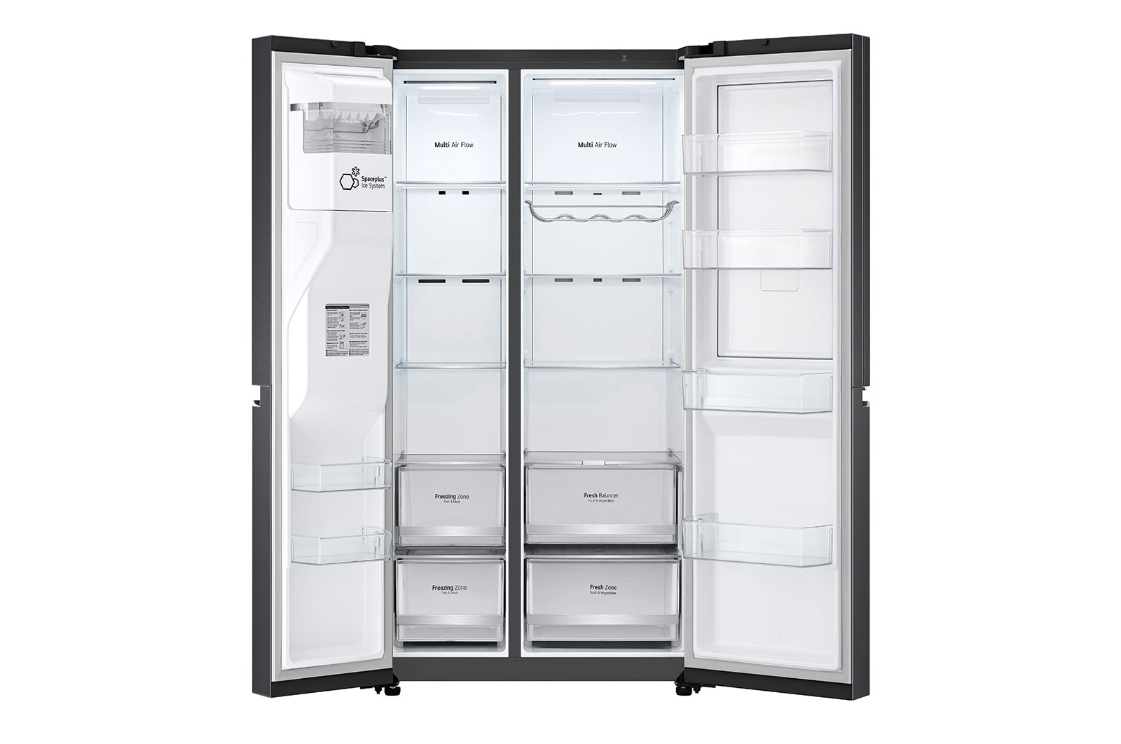 LG GSJV80MCLF side-by-side refrigerator Freestanding – image 5