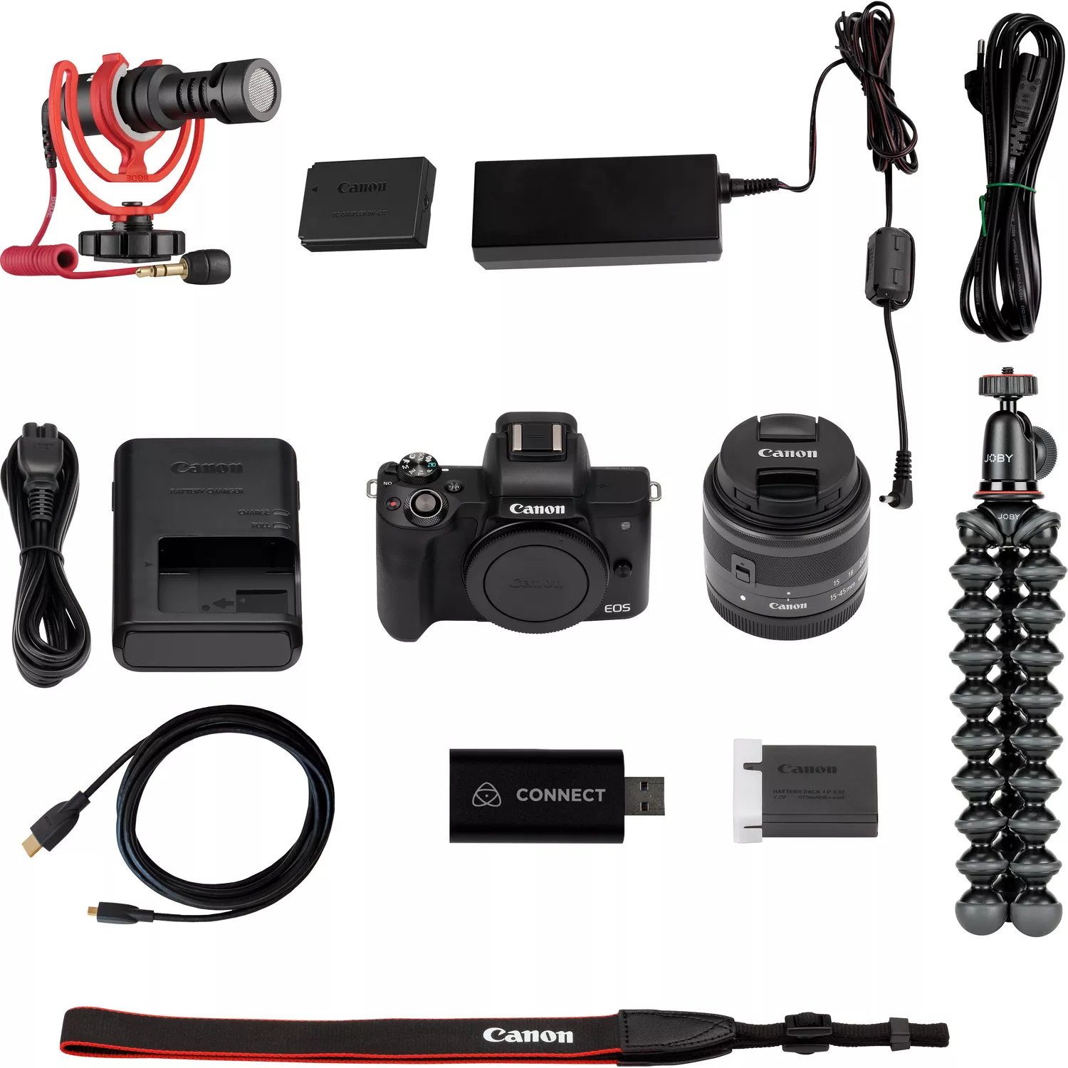 Canon EOS M50 Mark II + EF-M 15-45mm IS STM + Live Streaming Kit – image 2