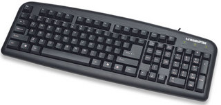 Manhattan 173599 keyboard Office PS/2 Black – image 4