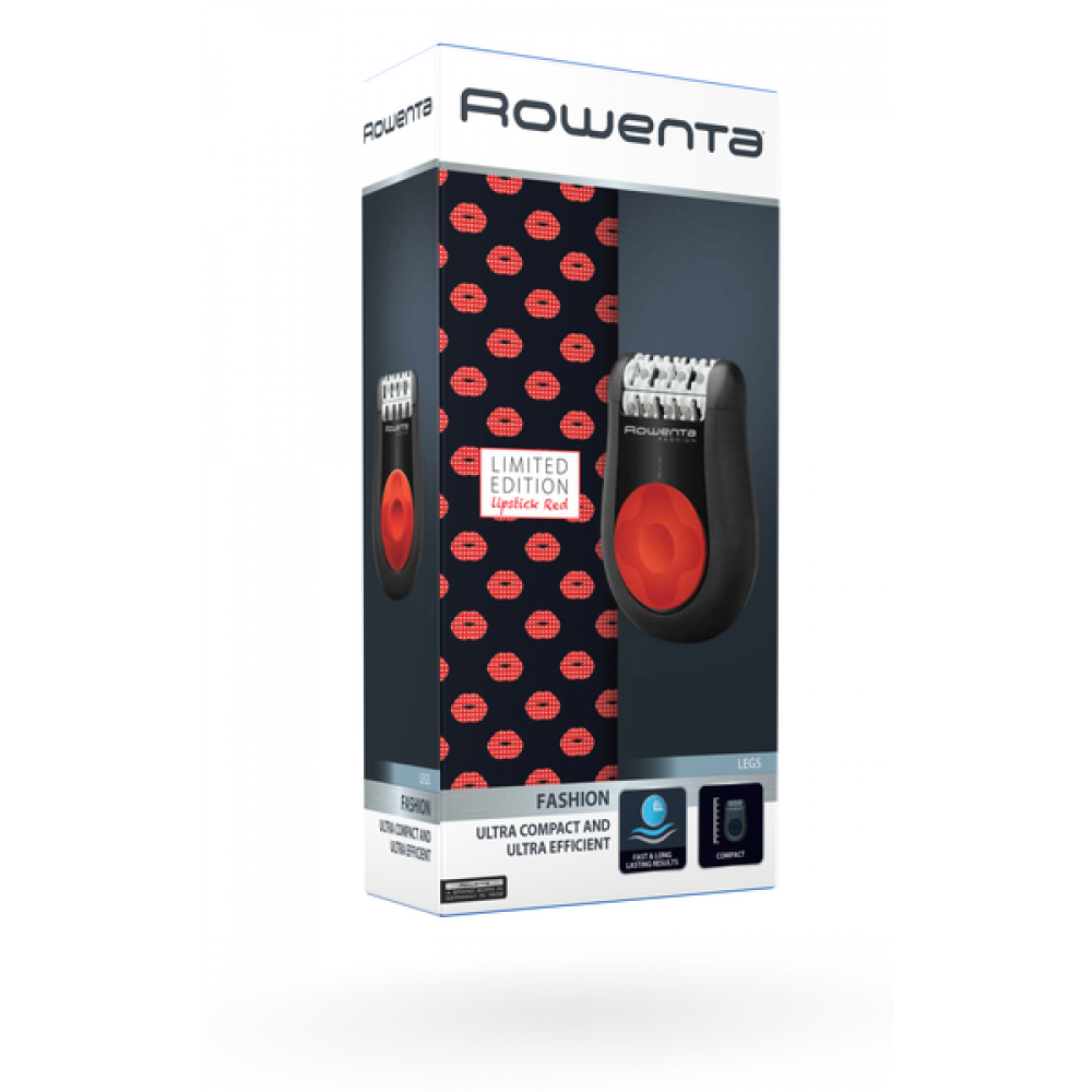 Rowenta EP1038F0 epilator 24 tweezers Black, Red – image 7