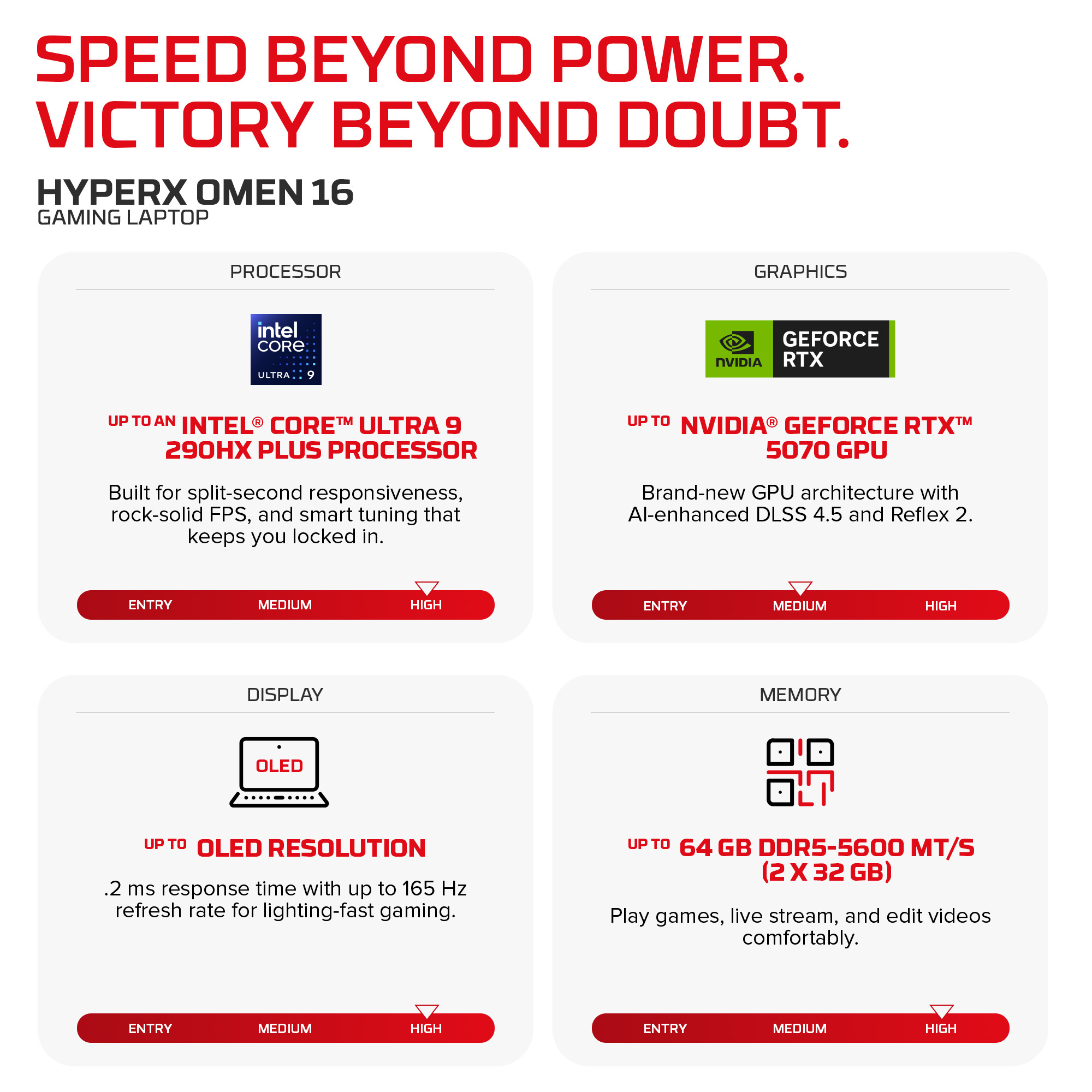 HP HyperX OMEN 16 inch Gaming Laptop PC 16-am2502na – image 3
