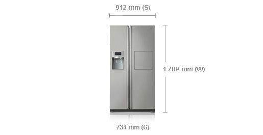 Samsung RSH5PTPN side-by-side refrigerator – image 2