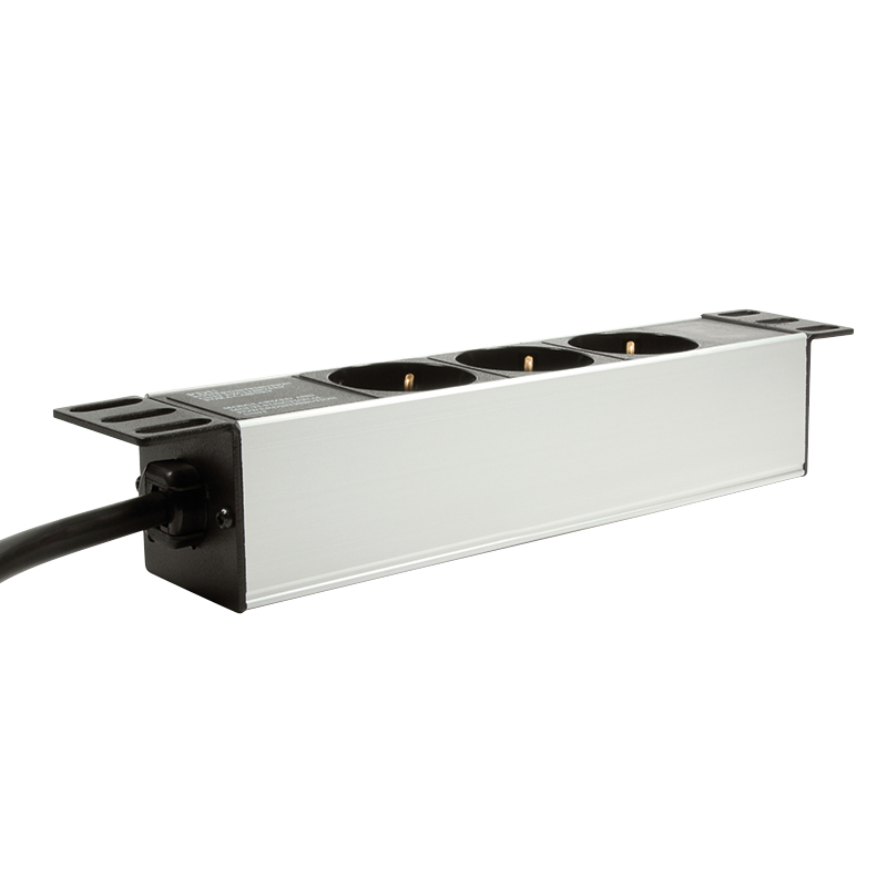 LogiLink PDU3B01 power distribution unit (PDU) 3 AC outlet(s) 1U Black – image 4