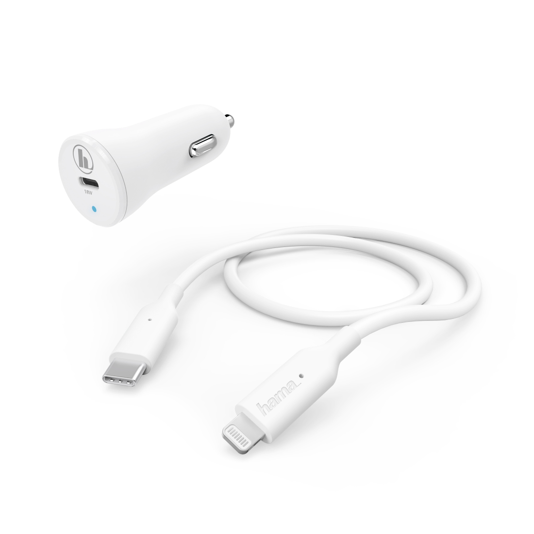 Hama 00183297 mobile device charger Smartphone White Cigar lighter Auto – image 1