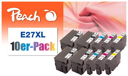 Peach 0F319986 ink cartridge 10 pc(s) Black, Cyan, Magenta, Yellow