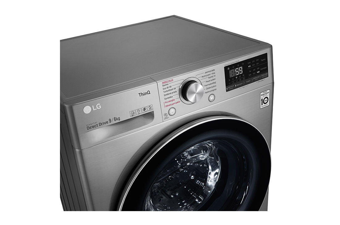 LG F4DV709H2TE washer dryer Freestanding Front-load Silver – image 2