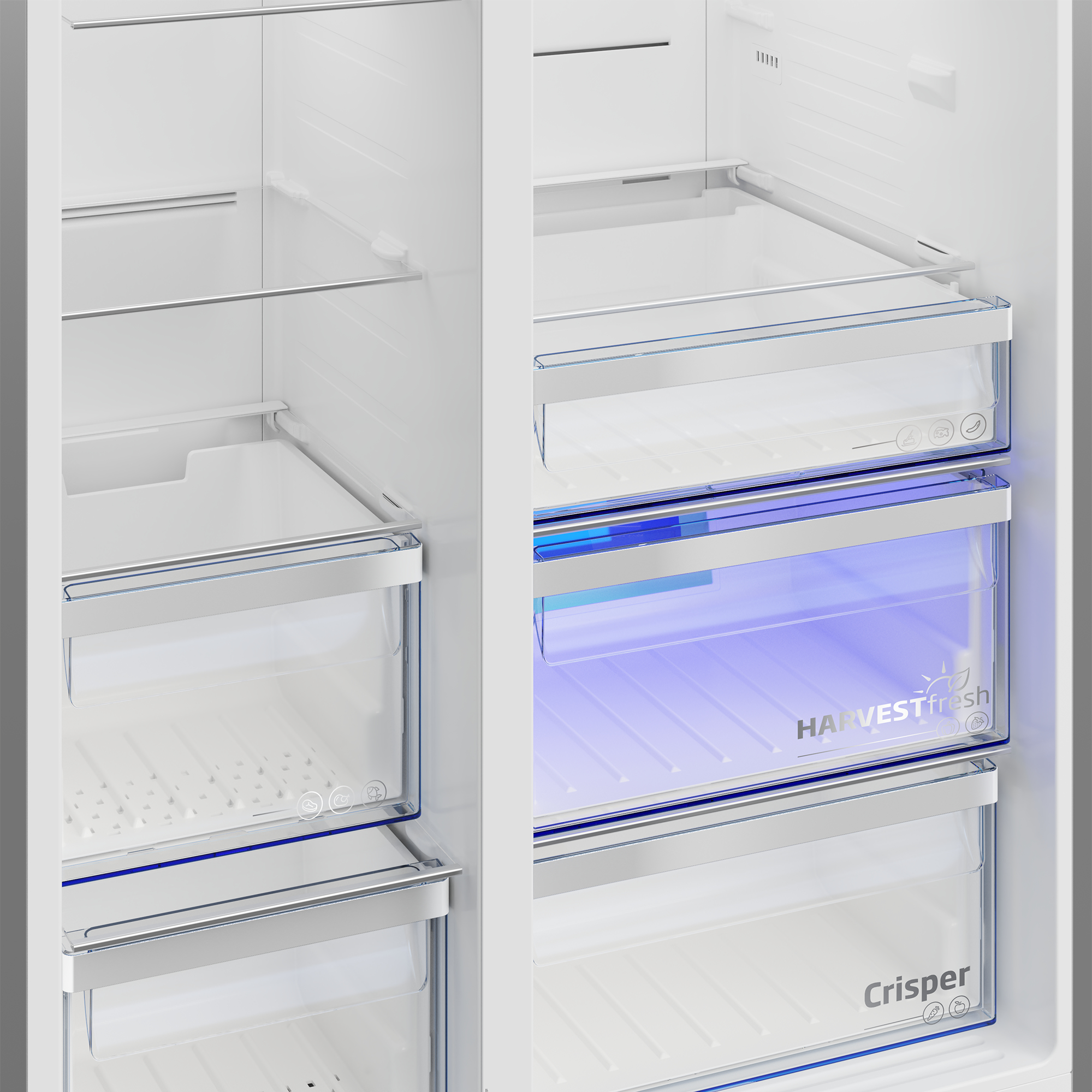 Beko B3RGNE664ZDXBR side-by-side refrigerator Freestanding – image 7