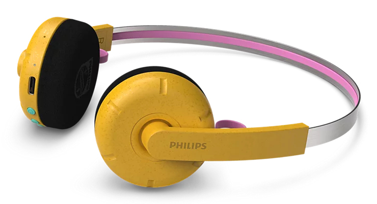 Philips TAMS1YL/00 headphones/headset Wired & Wireless Head-band Calls/Music USB Type-C Bluetooth Yellow – image 6