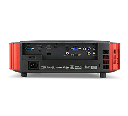 Acer Z650 Standard throw projector 2200 ANSI lumens DLP 1080p (1920x1080) Black, Red – image 6