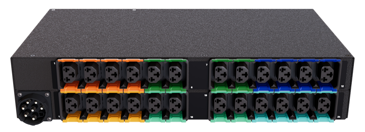 Vertiv DU05M2R1-24CF17-2S02A9H00-S power distribution unit (PDU) 24 AC outlet(s) 2U Black – image 2