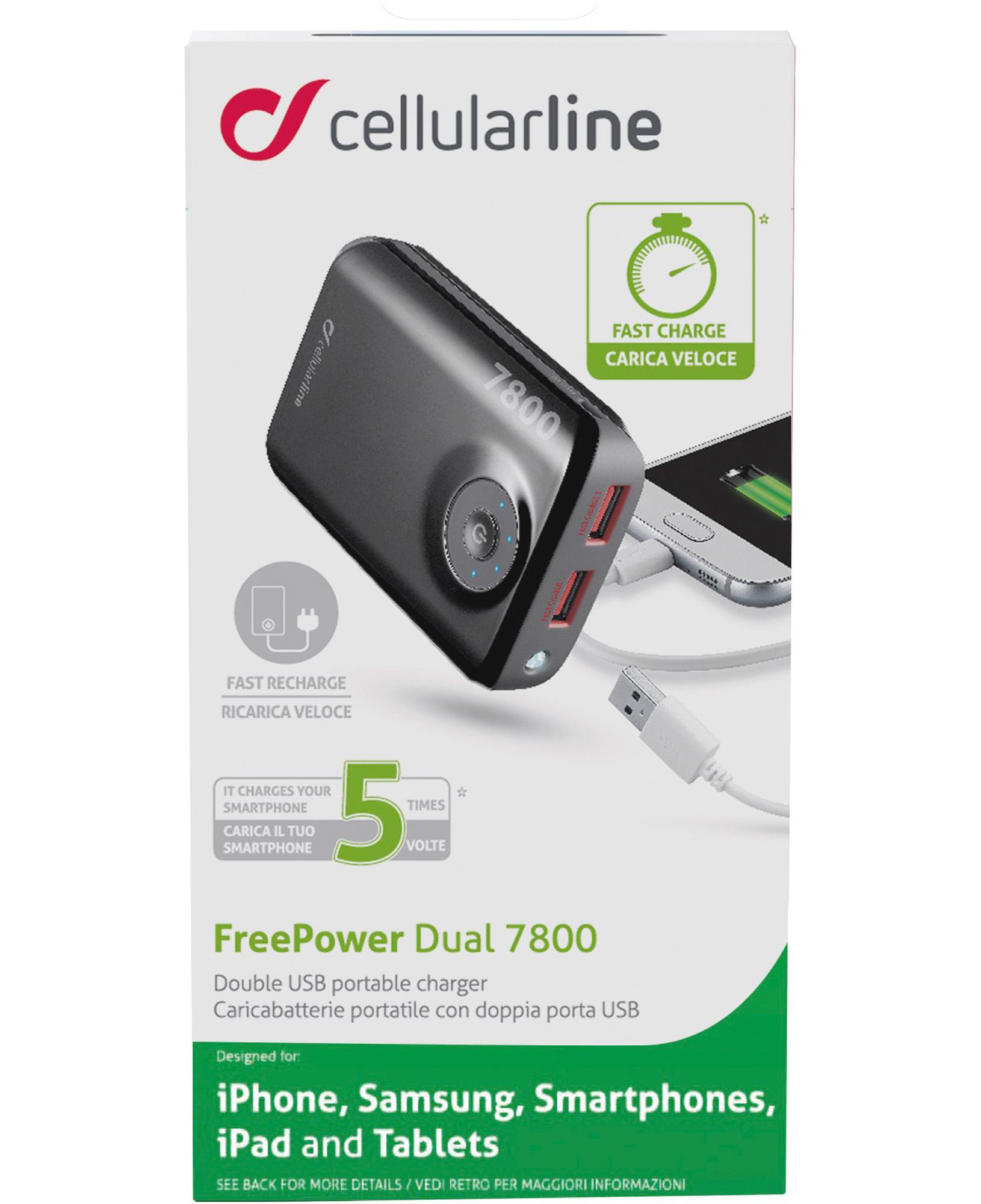Cellularline Freepower Dual 7800 - Universal – image 2