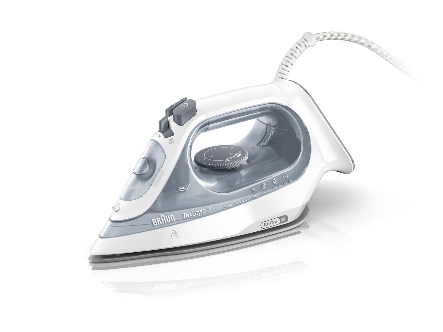 Braun TexStyle 3 SI3054GY Steam iron Ceramic soleplate