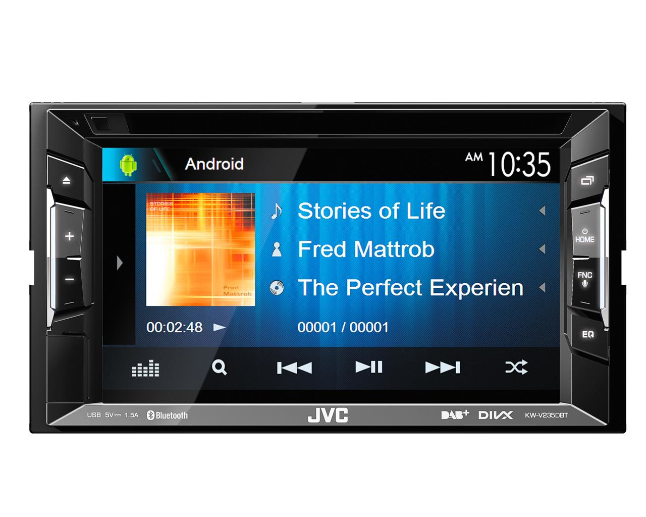 JVC KW-V235DBT car media receiver Black Bluetooth – image 3