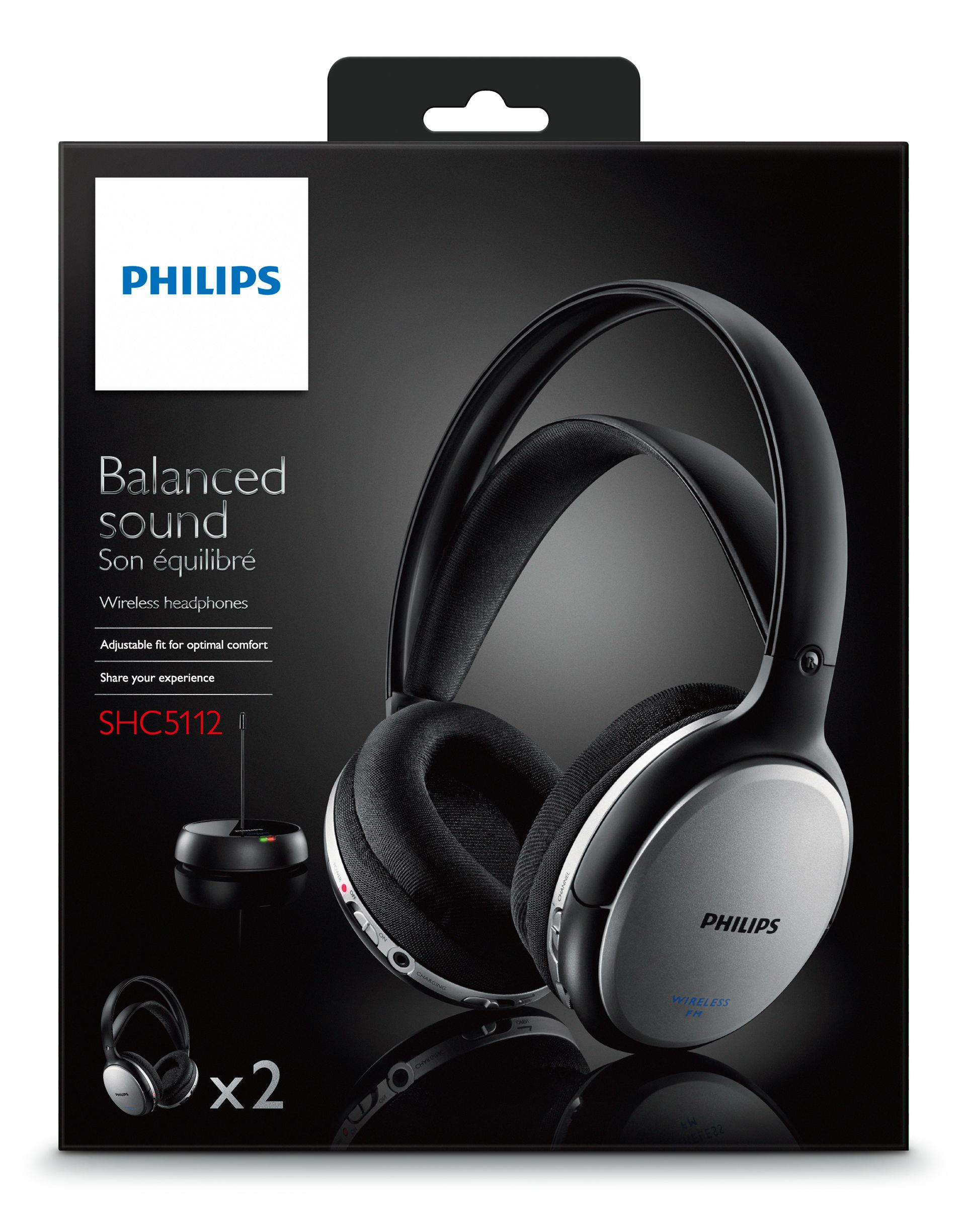 Philips Wireless Hi-Fi Headphone SHC5112/10 – image 2