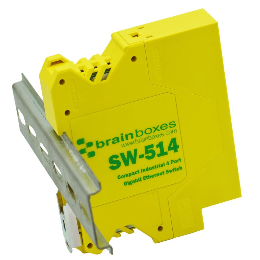 Brainboxes Compact Industrial 4 Port Gigabit Ethernet Switch – image 9