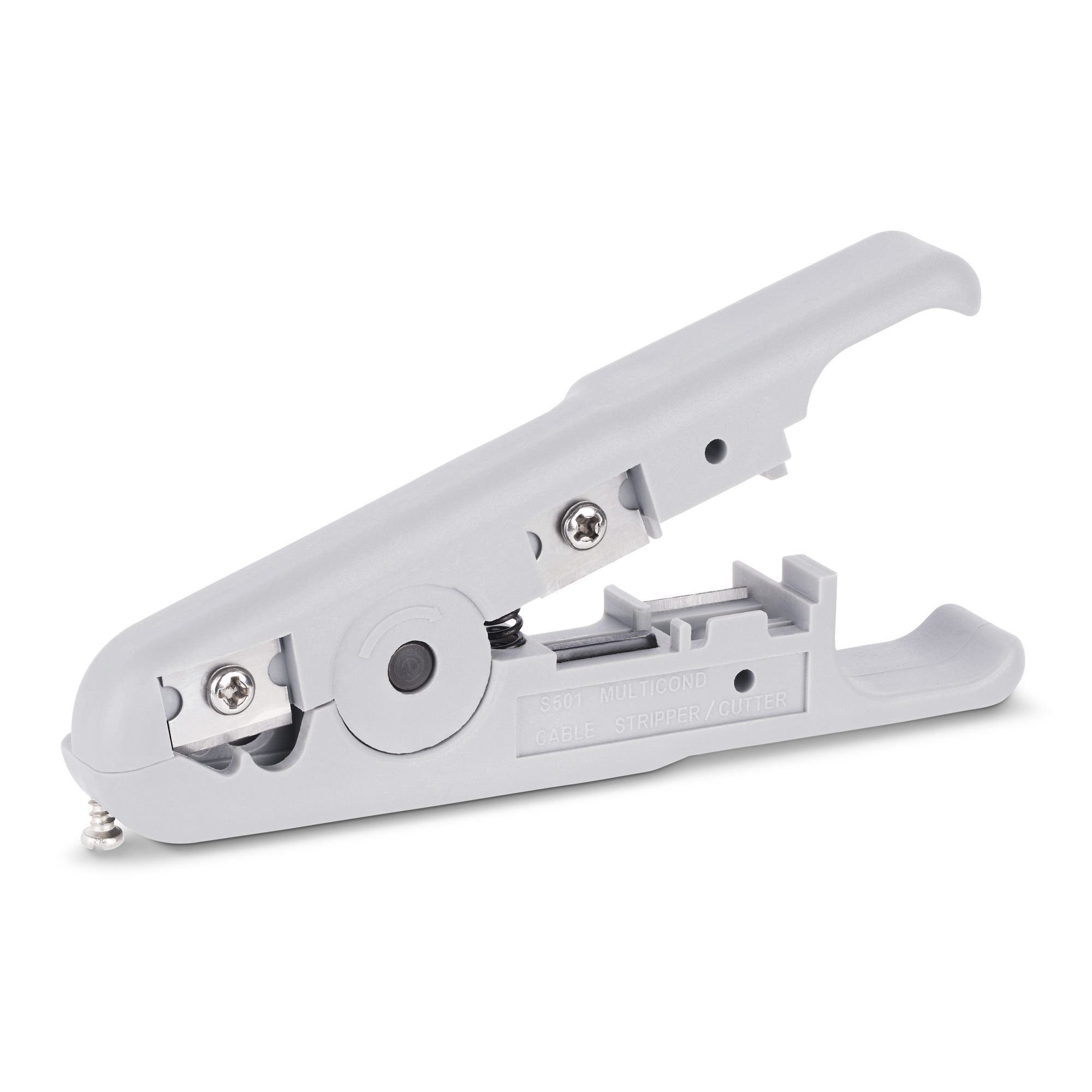 StarTech.com Spelafili e tagliacavi di rete, spelafili professionale per cavi UTP/FTP/STP/Coax, spelafili rotante e pinza per c