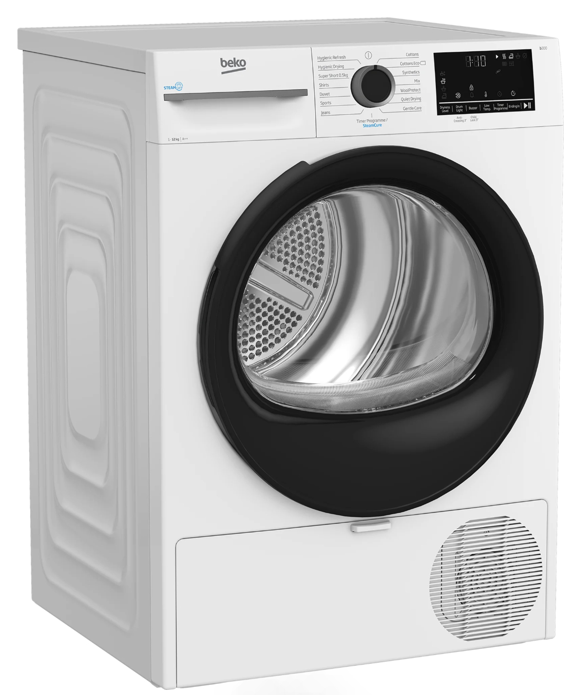 Beko BM3T31233NW 12kg Heat Pump Tumble Dryer with SteamCure Technology – image 2