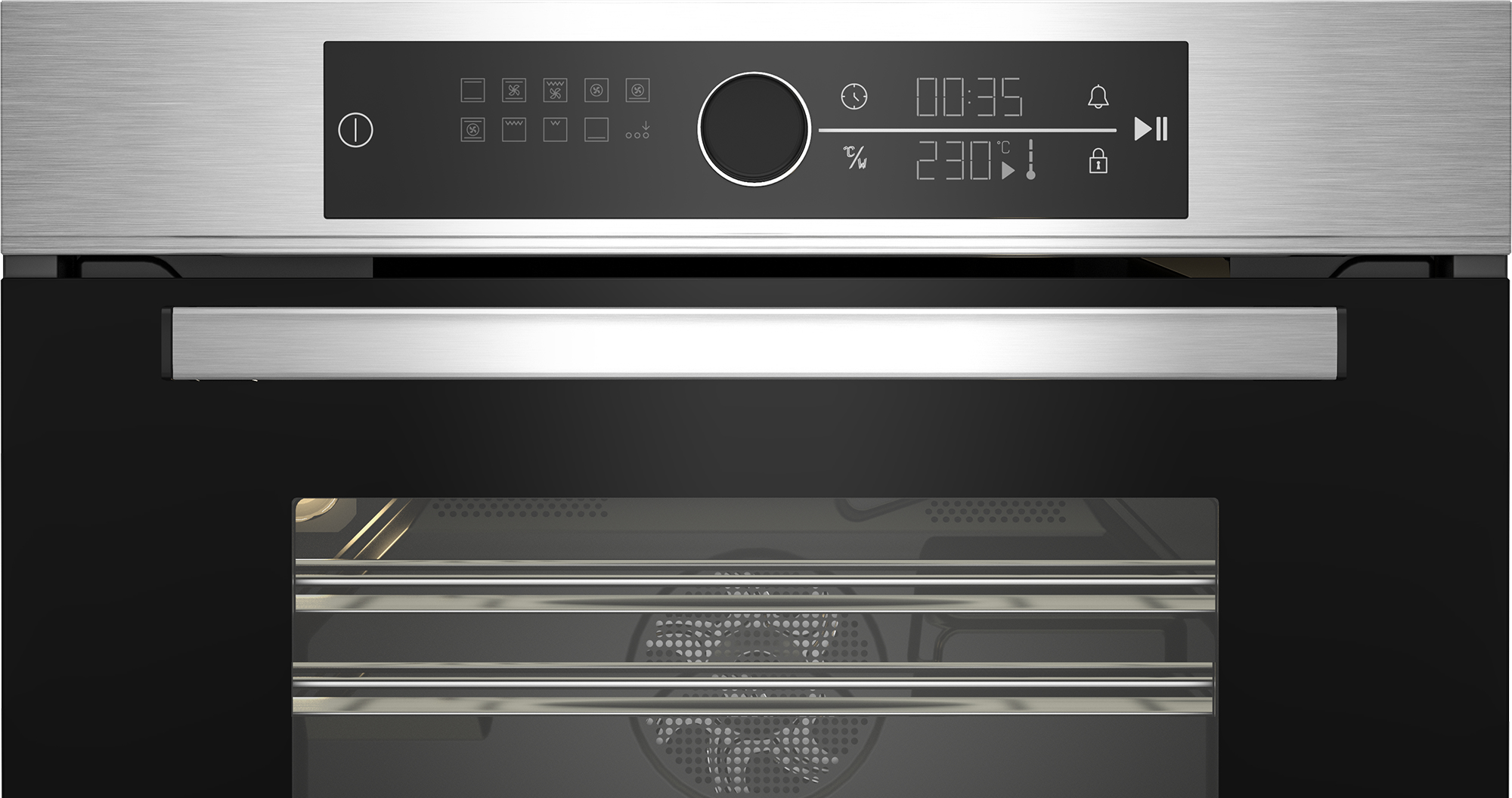 Beko BBCW12400X 45cm Built-In Compact Multi-Function Oven Microwave – image 2